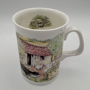 Staffordshire Mug Royal Burlington Collection Farmyard Design by J.W. Bradley